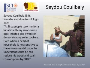 Uitspraak van Seydou Coulibaly in de Webinar